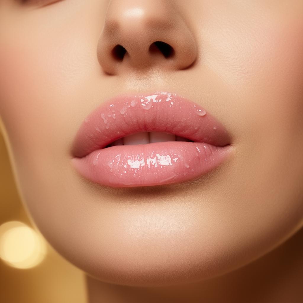 Glaçage des lèvres